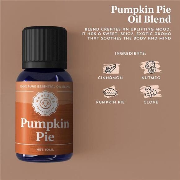 Woolzies Autumn Bakery Fall Essential Oil Set of 3 | Includes Pumpkin Pie,‎ - Picture 4 of 6